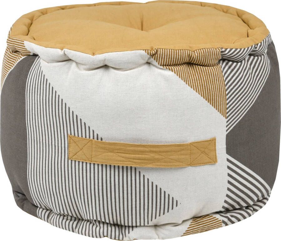 SIRIUS POEF ROND 40X30CM MULTICOLOUR KATOEN