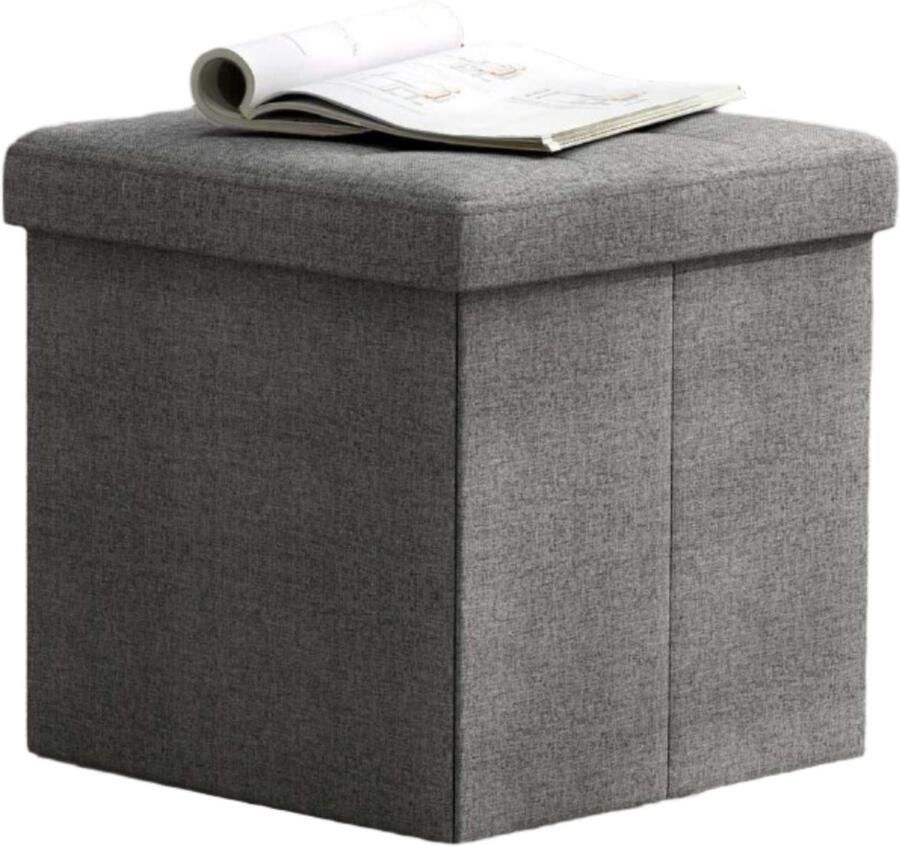 Sitzhocker Sitzbank Storage Ottoman Footstool Space Saving & Durable (30x30x30 cm)