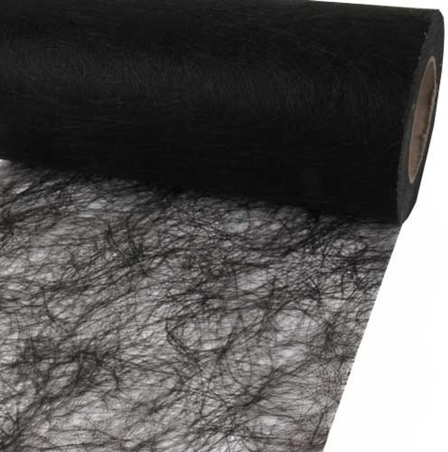 Sizoflor Vlies Zwart 25 meter 30 cm breed