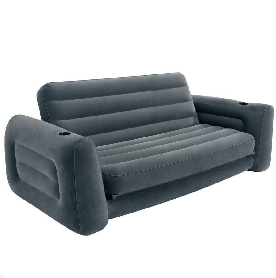 Slaapbank formaat 203 x 231 x 66 cm PrimaSleep 66552 comfortabele slaapbank met extra matras