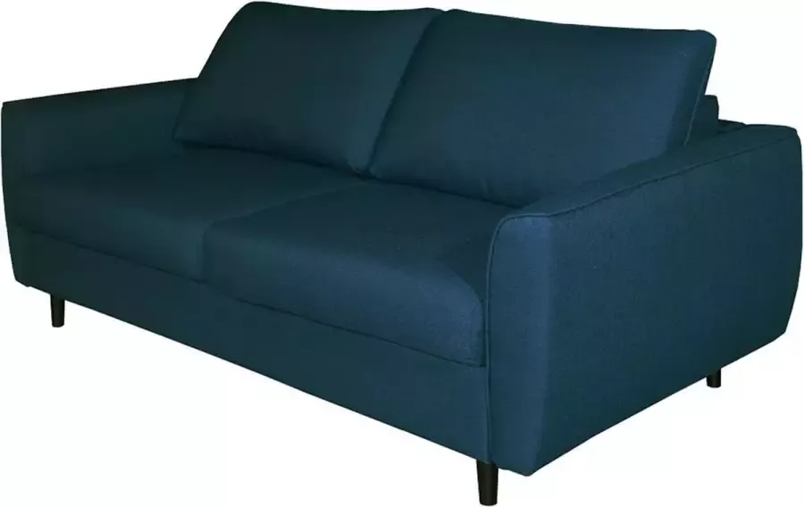 Slaapbank YVAN Stof Blauw L 191 cm x H 90 cm x D 102 cm