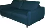 Slaapbank YVAN Stof Blauw L 191 cm x H 90 cm x D 102 cm - Thumbnail 2