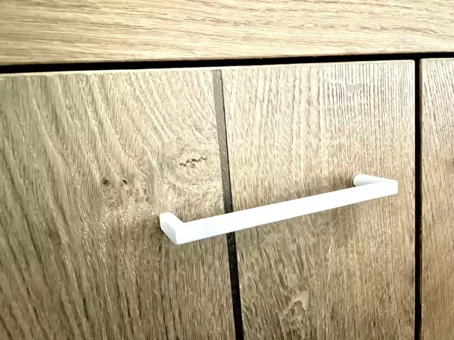 Kastenman Slanke witte greep lengte 136 mm boormaat 128 mm keuken greep kastgreep meubelgreep H025