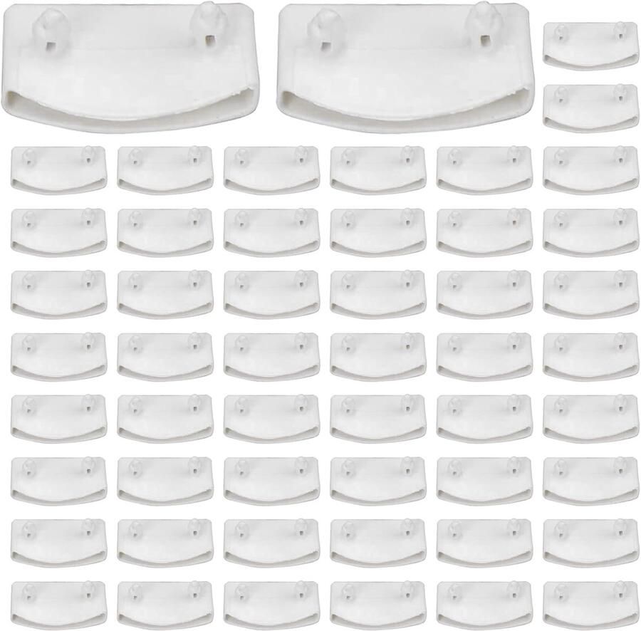 Slatted Base Holders Bed Slatted Frame Holders 20 Pieces Slatted Frame Holders 53 mm Side Holders Bed Slats Holders Sets for Beds Connecting Accessories Single Double Beds Wit