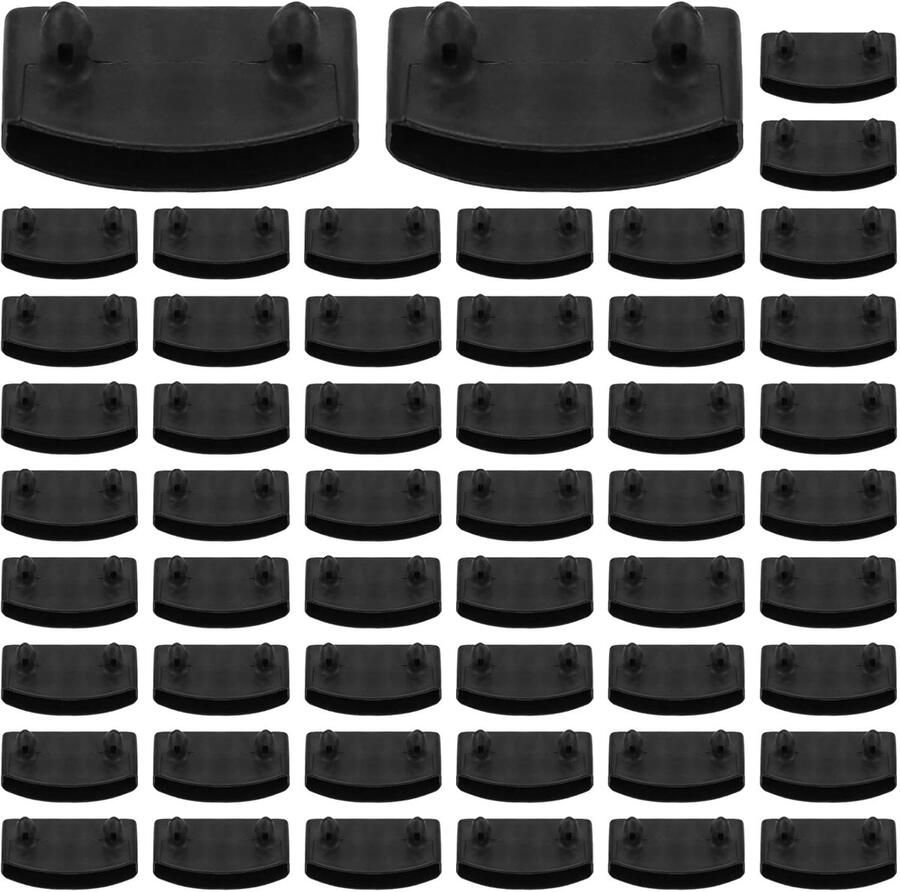 Slatted Base Holders Bed Slatted Frame Holders 20 Pieces Slatted Frame Holders 53 mm Side Holders Bed Slatted Holders Sets for Beds Connecting Accessories Single Double Beds