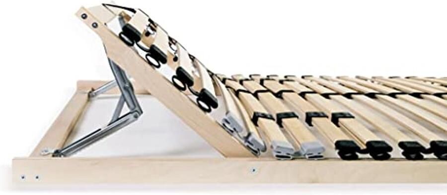 Slatted Bed Base 100x200cm met 28 Latten en 7 Comfortzones