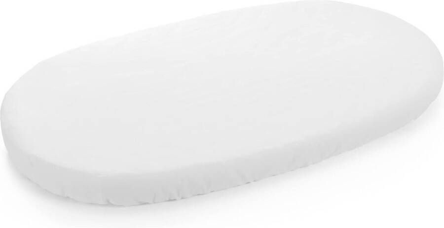 Sleepi Hoeslaken wit zacht laken voor zoete dromen gemaakt voor de Sleepi baby- kinderbed 100% fijn katoen-percal wasbaar