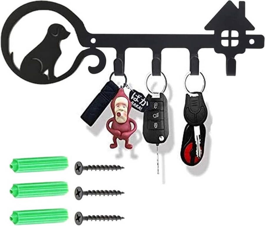 Sleutelhaak organisator sleutelhaak voor muur sleutelrek metaal sleutelrek haakrek sleutelrek vintage decor voordeur keuken voertuig sleutelhanger