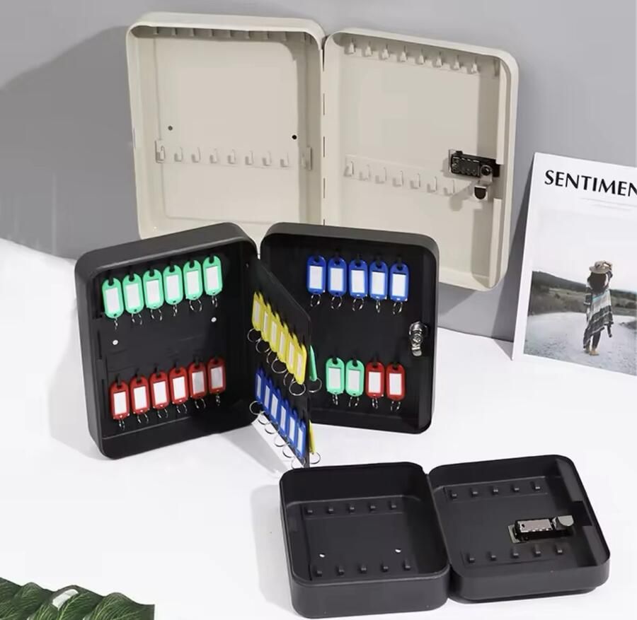 Sleutelkast Sleutel kluis Sleutel opberg kast sleutelkast voor 20 sleutels Sleutel opberg kluis