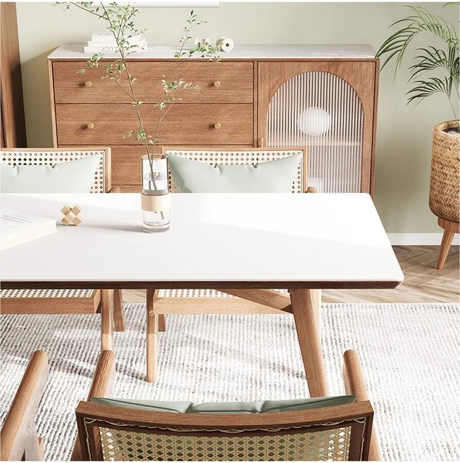 Slijtvast tafelkleed waterdicht en oliebestendig 1 stuk kunstleer