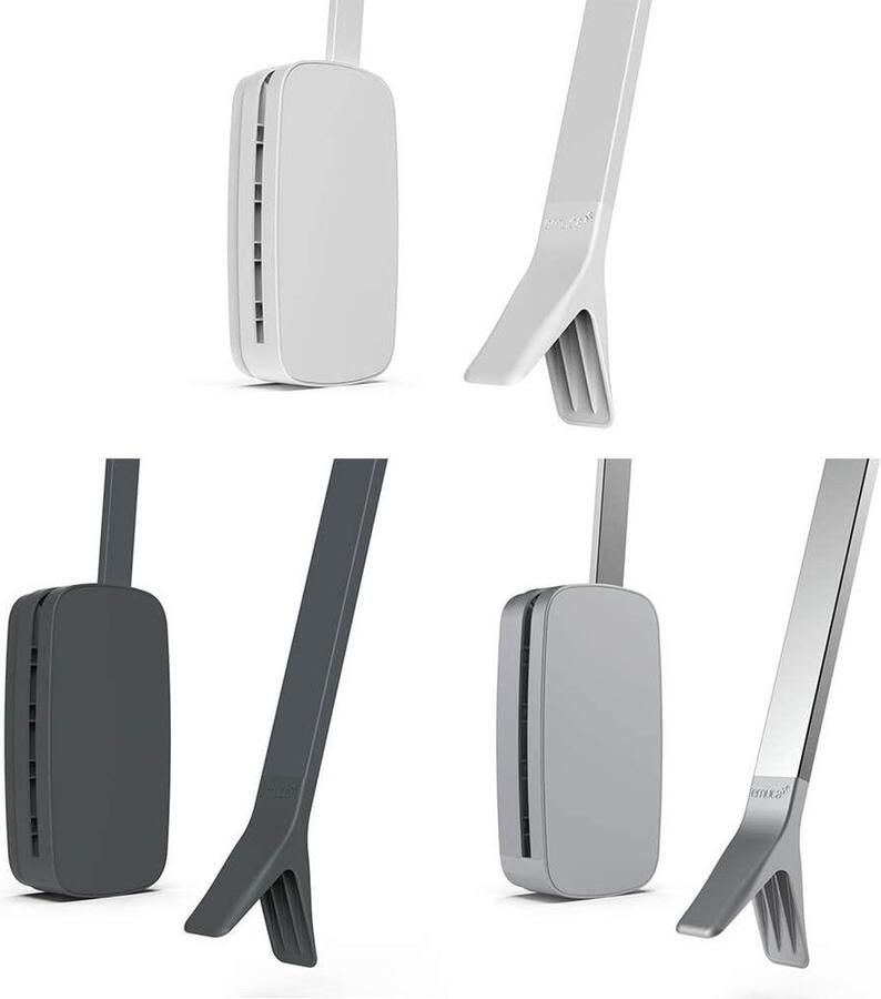 Slingerhanger voor kledingkast Breedte verstelbaar 600-830mm Staal en Plastic Wit Kledingkast