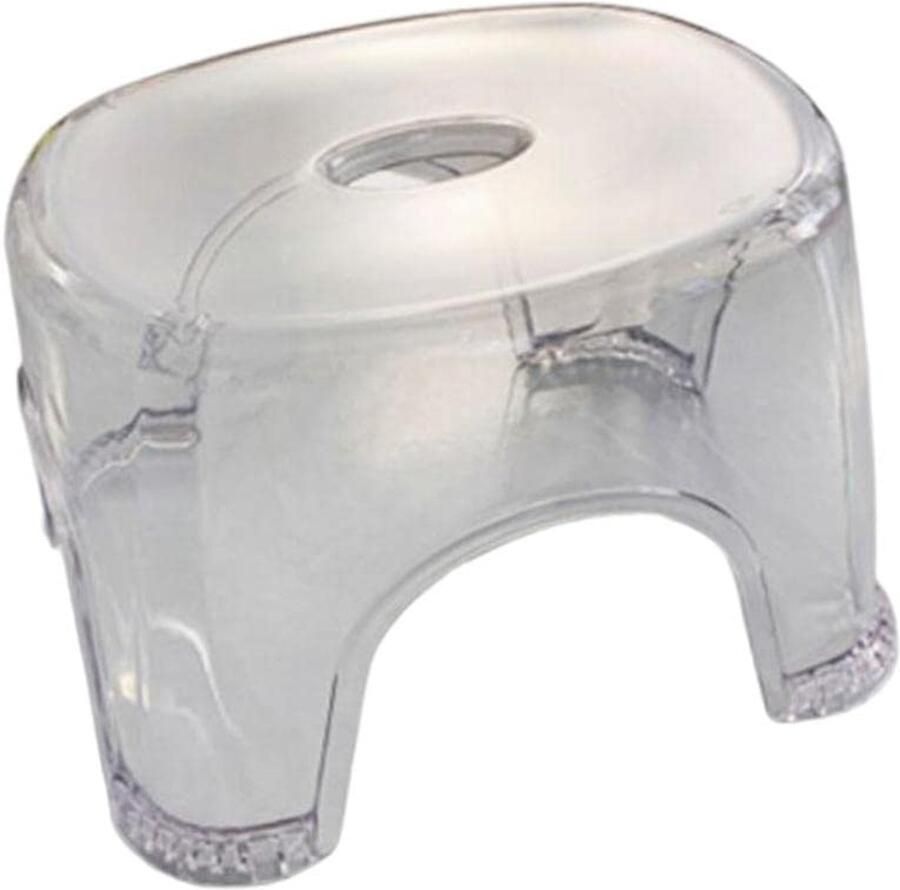 SM SunniMix Acryl Transparante Badkruk Transparante Schoenwisselkruk Waterdichte Badkruk Antislip Douchekruk Waterdichte Douchebank Badkamerhoekkruk voor Kinderen en Volwassenen