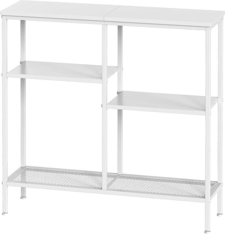 Allecto plus Smalle consoletafel 75cm in wit voor entree of gang met bijzettafel haltafel en salontafel opties EWW79XG01 - Foto 2