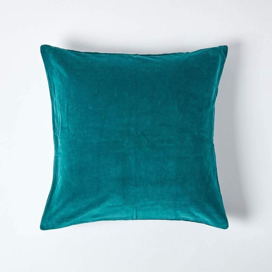 Smaragdgroene fluwelen kussenhoes 60x60 cm Superzacht katoen decoratiekussen voor bank en bed