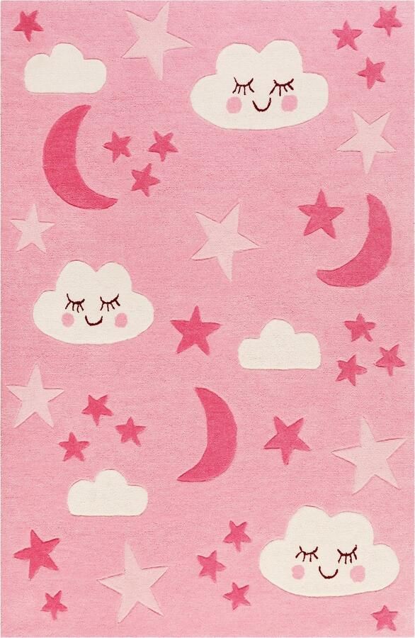 Smart Kids LaLeLu Kinder vloerkleed 120x170 cm roze