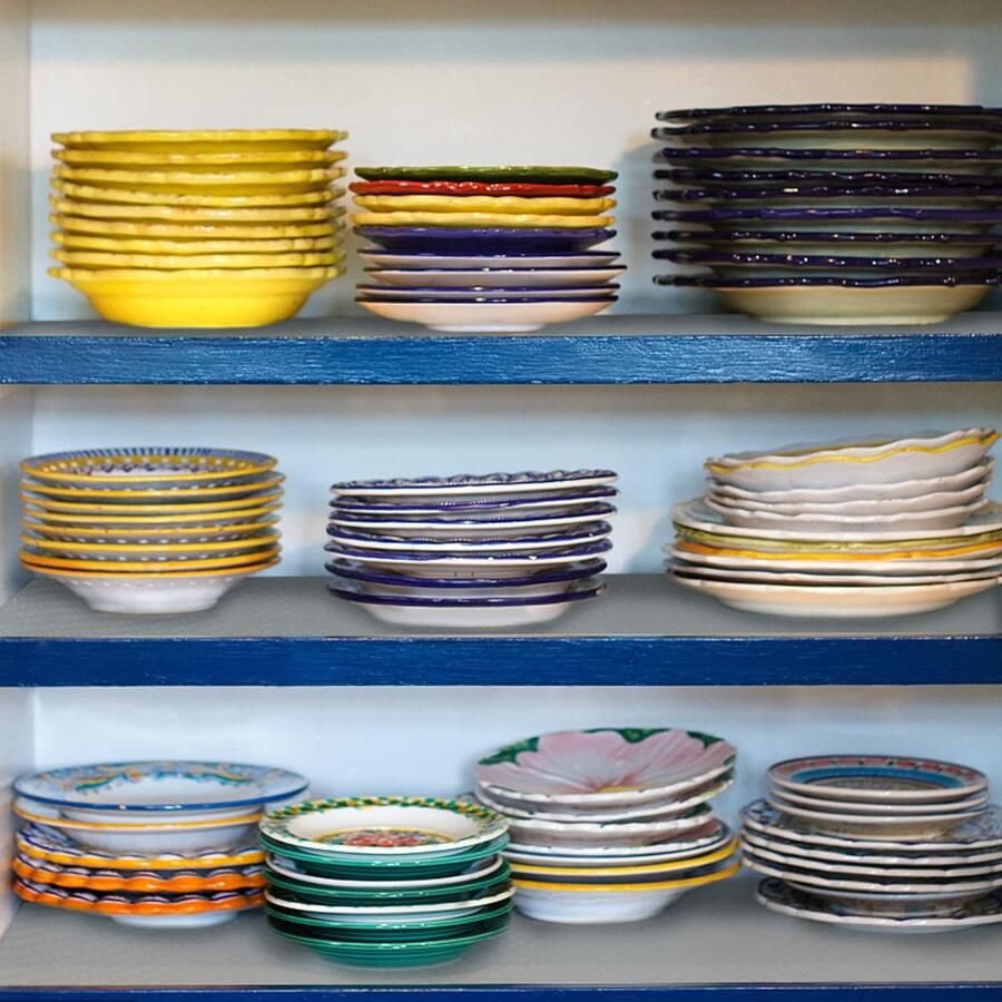 Goodivery Snijdbare Anti-Slip Lade Mat voor Planken Kasten en Koelkasten Grijs 44.5 cm x 500 cm