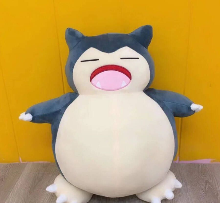 Snorlax Pluche hoes (zonder vulling) reusachtige ongevulde Snorlax knuffel Snorlax kussen dierenovertrek met ritssluiting voor vriendin verjaardag Snorlax bed (80 cm)