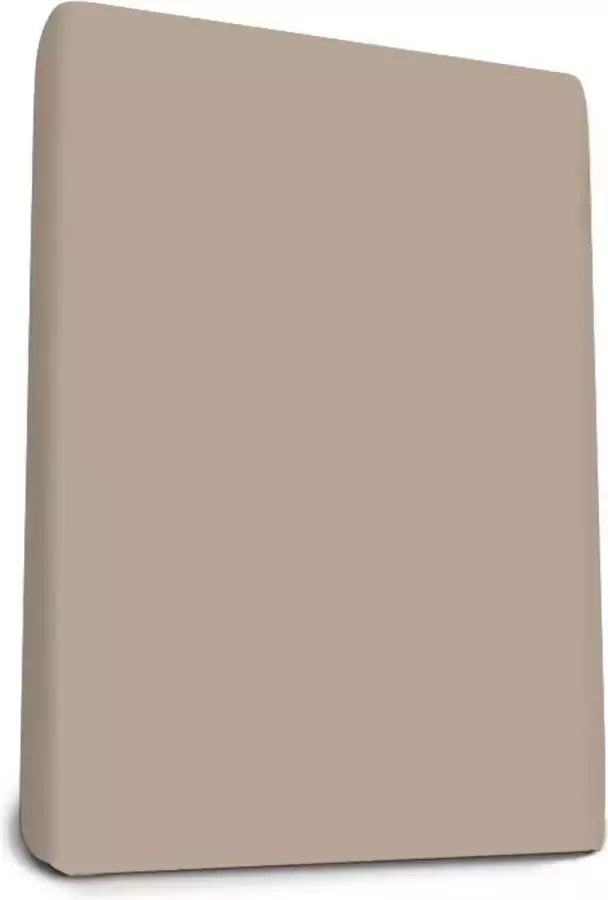 Adore Slaapcomfort Adore Hoeslaken Jersey de luxe boxspring Taupe 90 x 200 210 cm