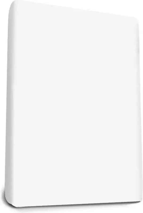 Adore Slaapcomfort Adore Hoeslaken Jersey de luxe boxspring Wit 100 x 200 cm
