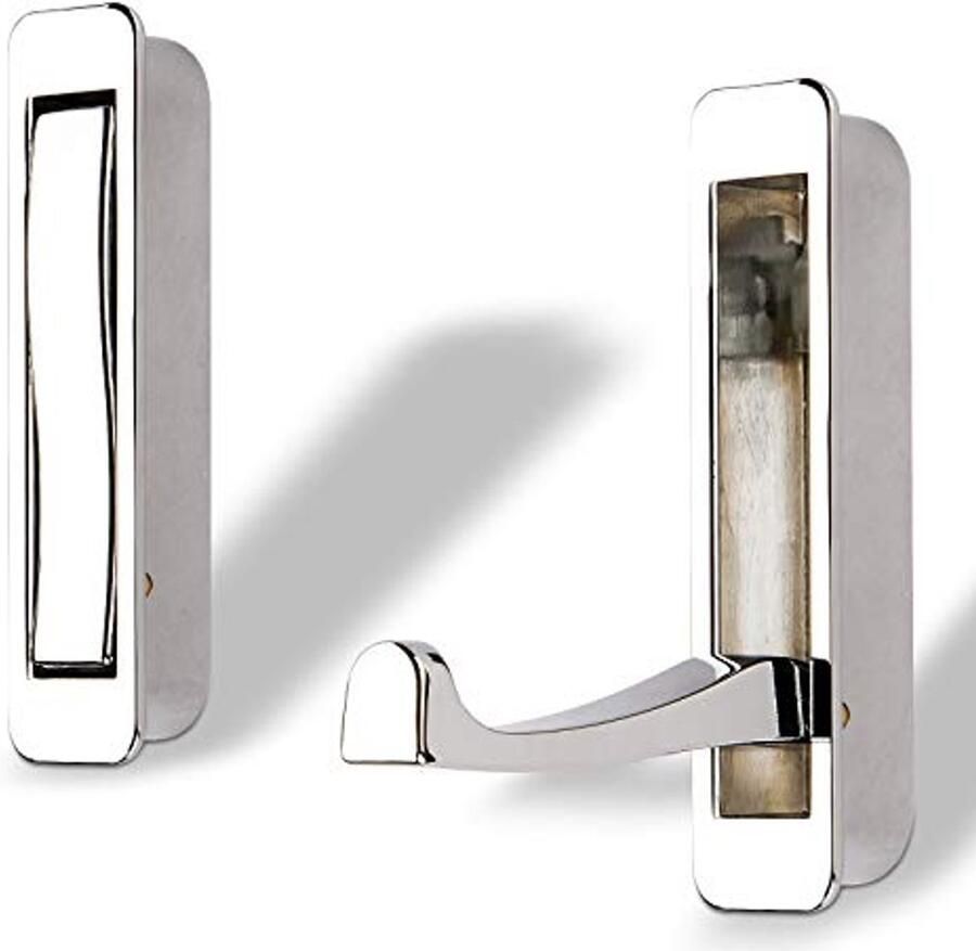 SO-TECH Moderne vouwhaak kapstokhaak kledingwaaier opvouwbaar Zilly voor instap 80 x 20 66mm Gepolijst chroom