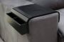 Sofa Arm Tray Table. Afstandsbediening en mobiele telefoon Organizer Houder Arm Rest Organizer Arm Rest Table met Zakken (zwart) - Thumbnail 2