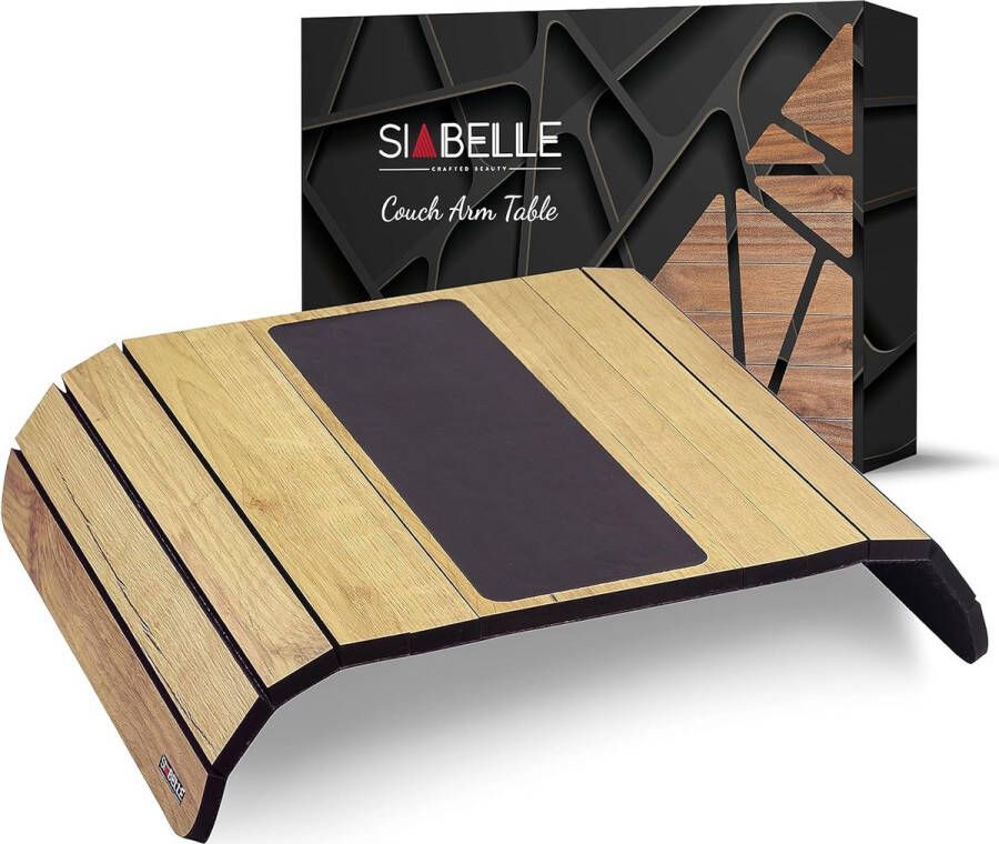 Sofa-armleuningbak flexibele bank-armleuningtafel opvouwbare bekerhouder voor armleuningen draagbare banktafel voor drankjes snacks telefoon tv-afstandsbediening (44 x 30 cm)