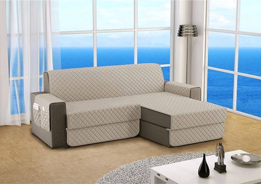 Sofa cover Bankhoes waterdichte bankhoes waterbestendige stoel loveseat meubelhoes beschermer L Form 200cm