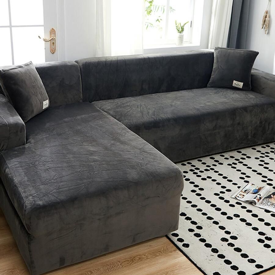 Sofa Cover Sofa Cover 2 Seater Waterdicht en Slijtvast 1 Stuk Voor L-Vormige Banken