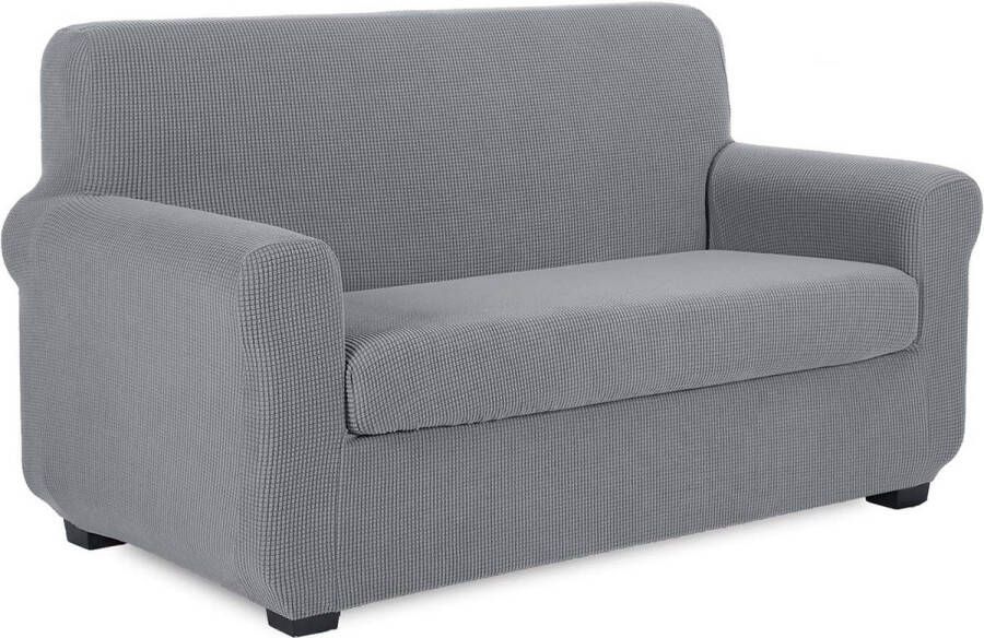 Sofa covers 2-zits Spandex sofa cover 2-delig Stretch sofa cover Elastische antislip zachte jacquard Stof Sofa cover (2-zits lichtgrijs)