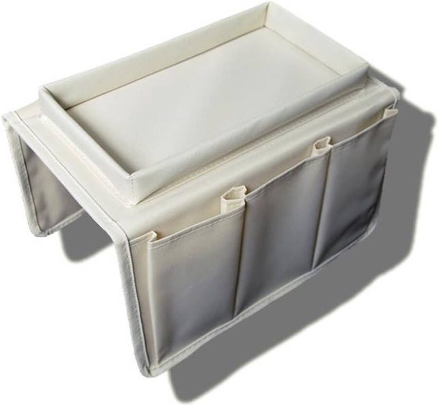 Sofa opbergzak armleuning organizer bedzakken bed sofa zak sofa organizer tv-afstandsbediening opbergzak (beige)