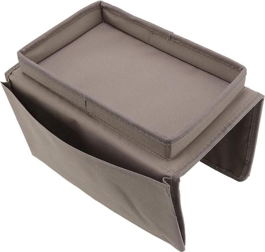 Sofa Stoel Bank Lade Opvouwbare Armsteun Organizer Houder Tafel van 600D Oxford Doek Zijzakken voor Bank (koffie) Extra Opbergruimte