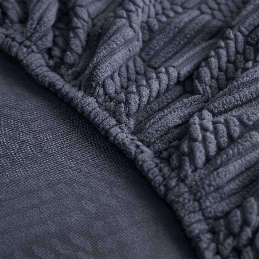 Sofa Zitkussen hoezen universele stretch bankhoezen bankhoes L-vorm zachte bankhoes voor bank chaise hoezen bankkussenbeschermers (donkergrijs cookie) - Foto 5