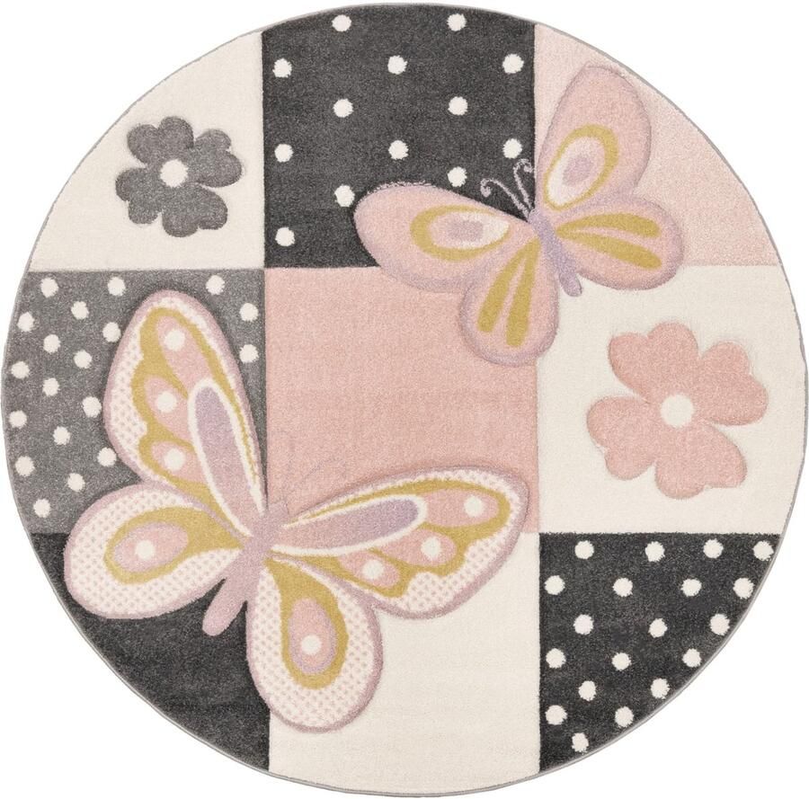 Soft Kids Tapijt-gezellige speelruimte-Duurzame en gemakkelijke zorg-Dierlijke en grafische patronen