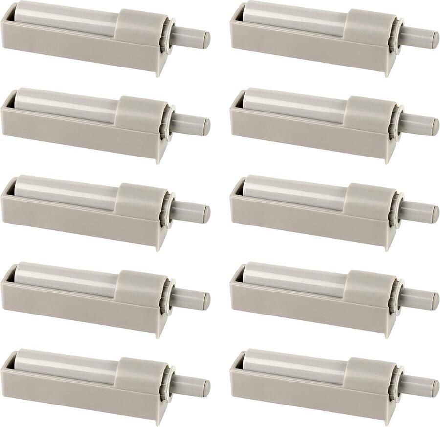 Softclose-deurdemper Keukenkasten en deuren 10 stuks Grijs