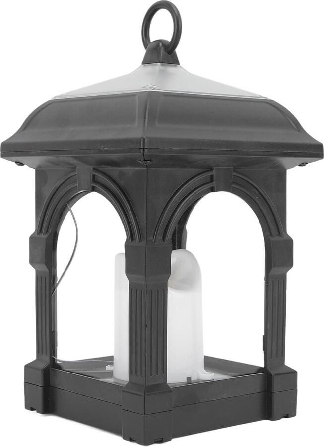 Solar Outdoor Lantern Hanging Solar Powered Warm Light Lamp Table Candle Lantern Waterproof for Garden Yard Patio Pathway Decoration