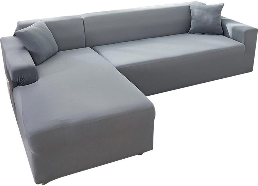 Solid Color Bank Covers voor Woonkamer Elastische Bank Cover Slipcovers Stoel Meubel Beschermer Huisdecor XL-4-zits 235-300cm