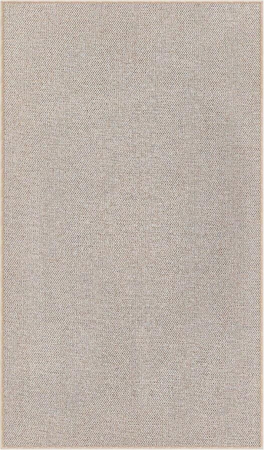 SONGMICS HOME Vloerkleed 80 x 150 cm Woonkamertapijt Hardlopend antisliptapijt Jutelook Decoratie Hal Keuken Slaapkamer Eetkamer Machinewasbaar Kameelbruin TAR097K01