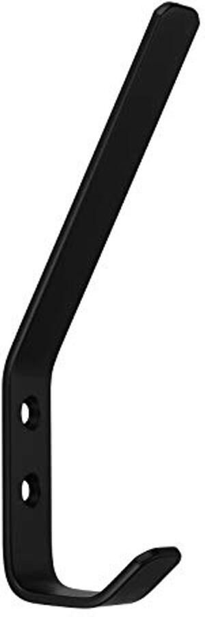 Sotech Kapstokhaak ALBA echt roestvrij staal 150 x 20 mm zwart Kapstokhaken van