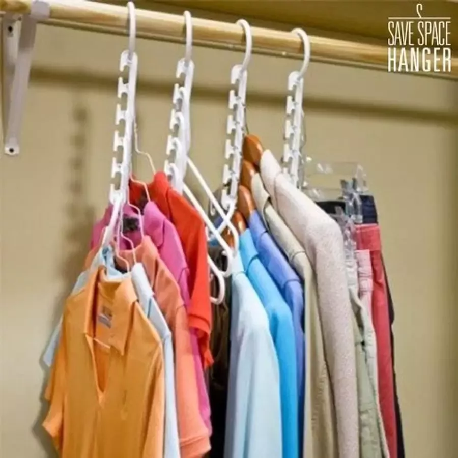Space Saving Multi Hanger (8 Pieces)