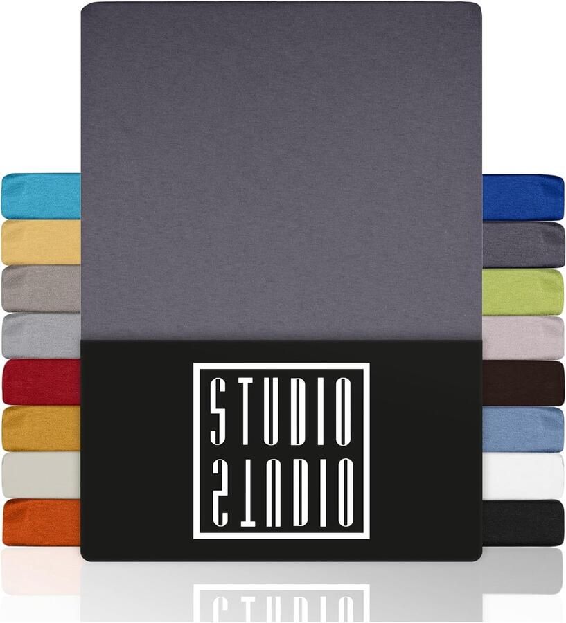 Spannbettlaken 140x200 cm van 100% gekamd katoen Hoogwaardige kwaliteit OEKO-TEX 100 Perfecte pasvorm voor matrassen tot 25 cm