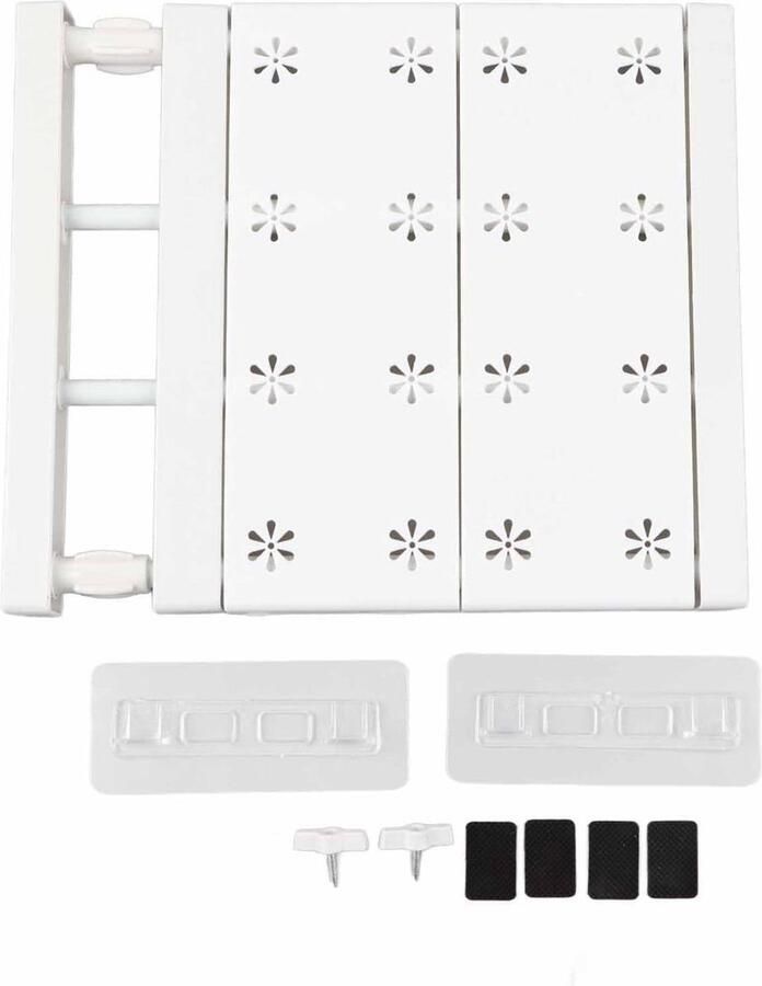 Spanning Plank Uitbreidbaar Opbergrek Verstelbare Diy Verdelers Scheiders Garderobe Kast (30-40cm)