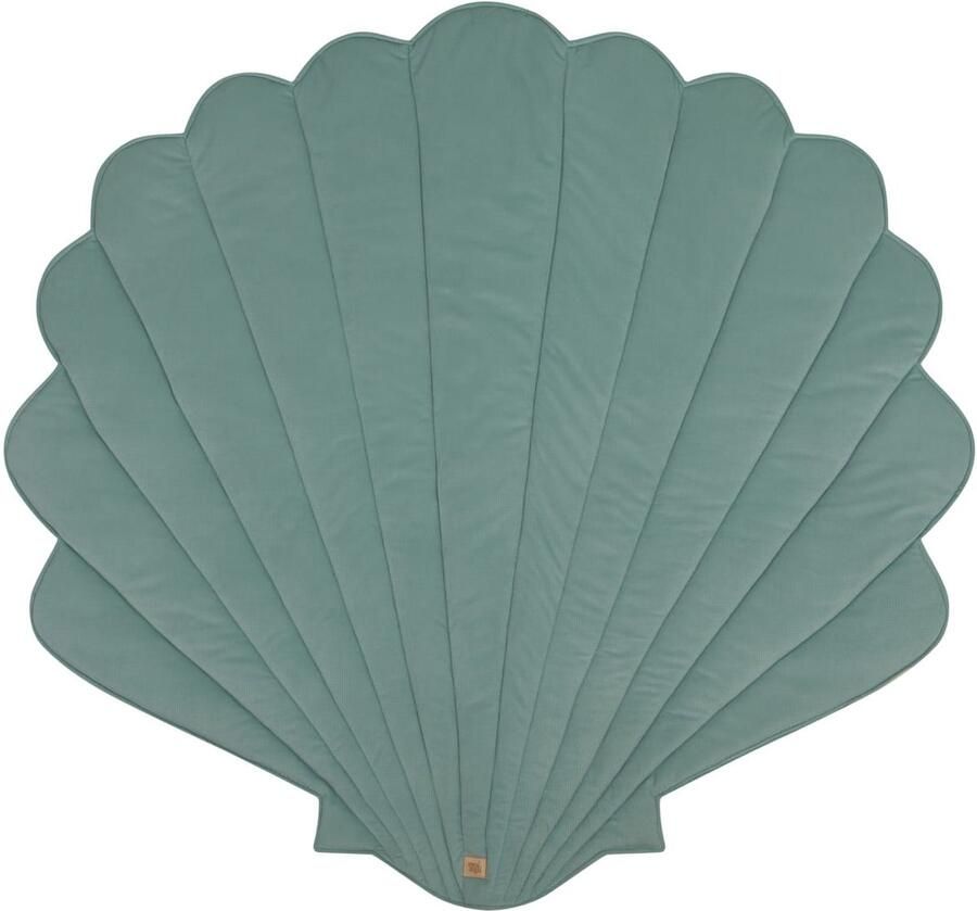 Speelmat van biologisch katoen en fluweel Mint