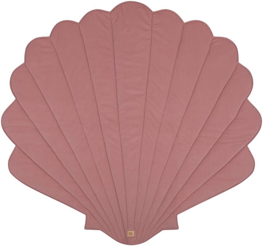 Speelmat van biologisch katoen en fluweel Poederroze