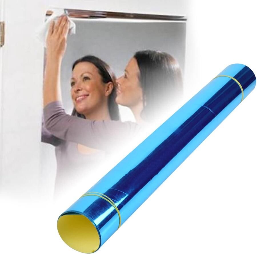 Spiegel muurstickers zelfklevende decoratie kunst voor kamer badkamer PVC milieuvriendelijk 50 x 100 cm