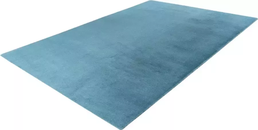 Spirit vloerkleed fluffy- hoogpolig superzacht tapijt kleed 120x170 licht blauw