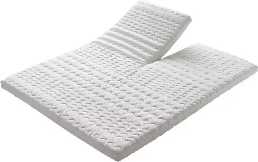 Split Topper Topdek Matras Nasa -Topmatras Traagschuim Topdekmatras 90x210x9cm