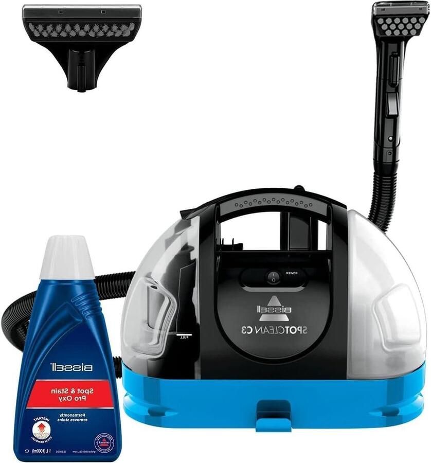 SpotClean C3 Stain Cleaner Carpet & Upholstery Cleaner Portable Deep Cleaning Triple Action Carpets Stairs Car Interiors 3619N meubelreiniger