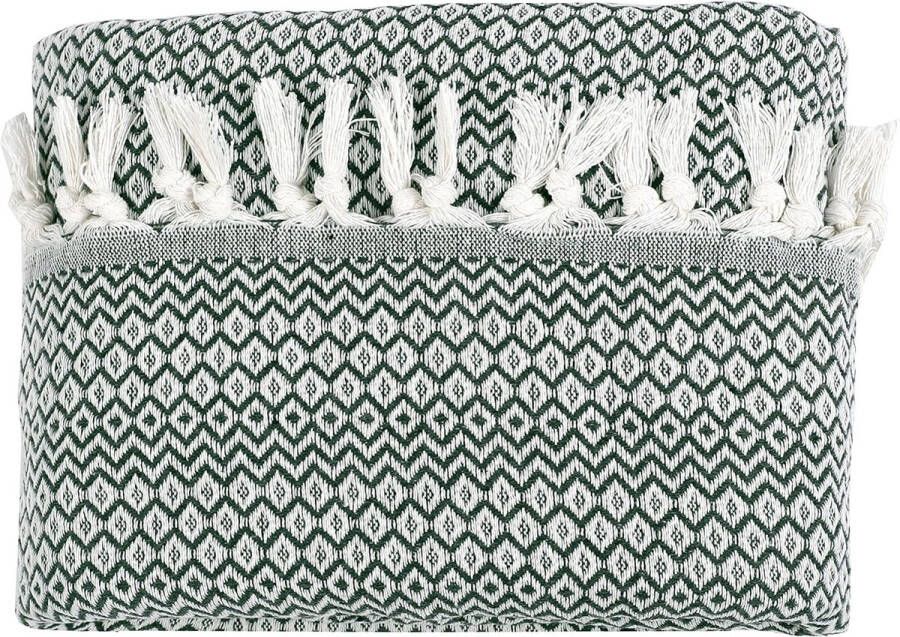 Sprei voor eenpersoonsbed groen donkergroen katoen banksprei bankdeken knuffelige tv-deken bankdeken fauteuildeken omkeerbare deken bedsprei bankhoes zomerdeken 150 x200