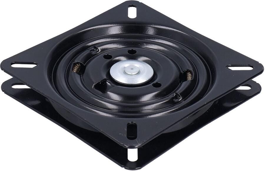 Square Bar Stool Turns Plate 7in Chair Turntable Base Automatic Rebound Stool Rotary Hardwares for Home Bar Office