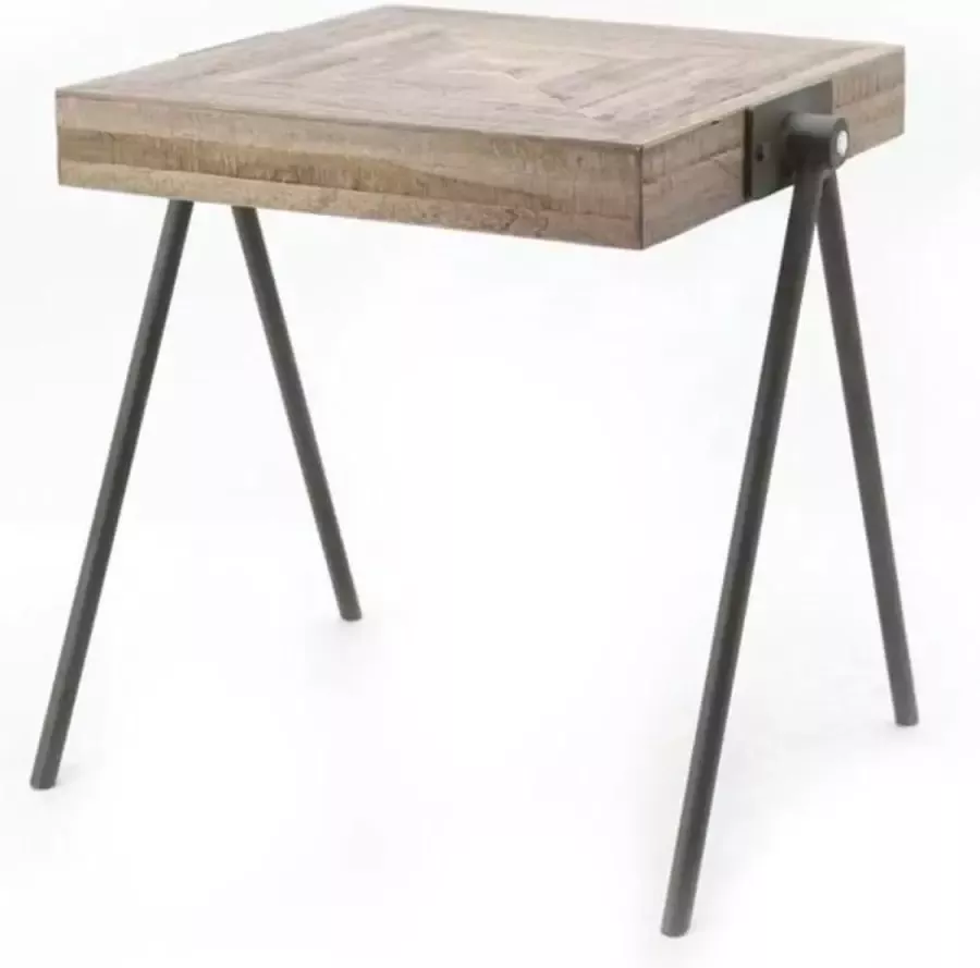 Square high large bijzettafel 60x50x50cm